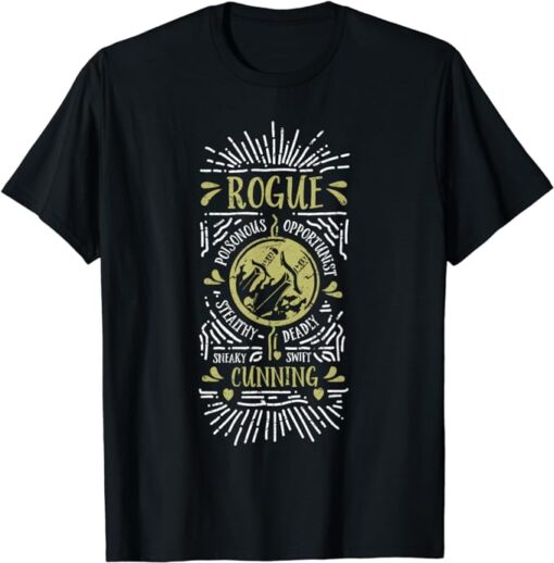 Wow Rogue Role Playing Gamer T-Shirt