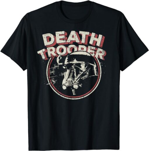 Star Wars Rogue One Death Trooper Retro Portrait T-Shirt