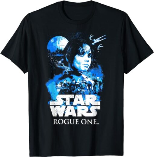 Star Wars Rogue One Jyn Erso Poster T-Shirt