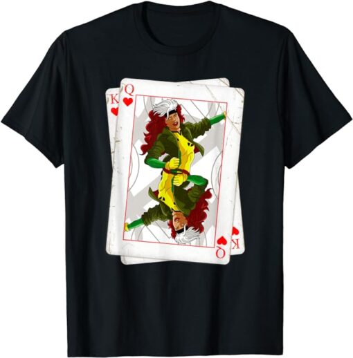 Marvel X-Men Rogue Playing Card 90s T-Shirt