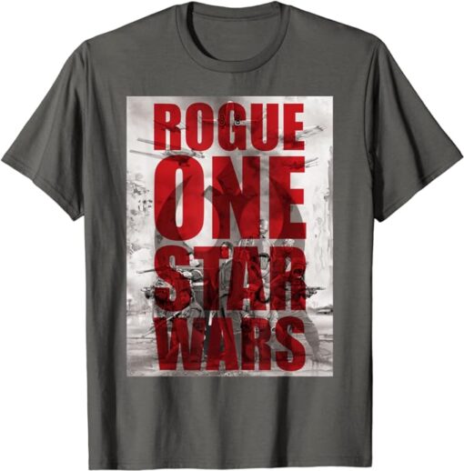 Star Wars Rogue One Bold Rebel Stance Graphic T-Shirt T-Shirt