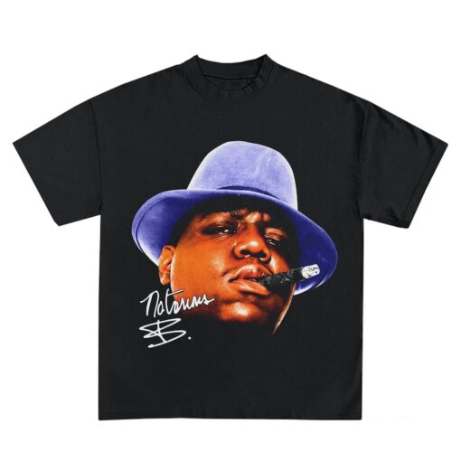 BIGGIE SMALLS T-SHIRT | Rare Rap Tee Style Graphic Signature Print