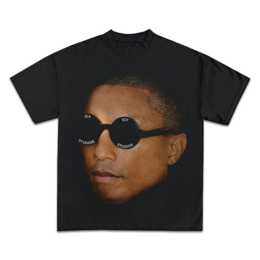 PHARRELL WILLIAMS T-SHIRT | Rare Rap Tee Icy Studios | Rare Hip Hop Graphic Print Kanye West Nigo |