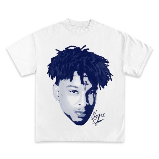 21 SAVAGE T-SHIRT | Rap Tee Concert Merch Its All A Blur