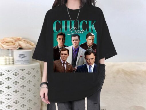 Vintage Chuck Bass T-Shirt, Chuck Bass Shirt, Chuck Bass Tee, Actor Chuck Bass Homage, Chuck Bass Fan, Casual Shirt