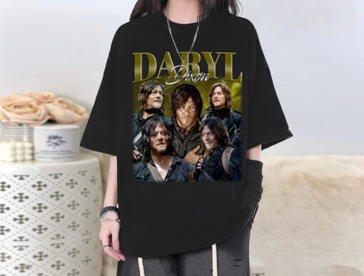 Daryl Dixon Character T-Shirt, Daryl Dixon Shirt, Daryl Dixon Tee, Actor Daryl Dixon Homage, The Walking Dead