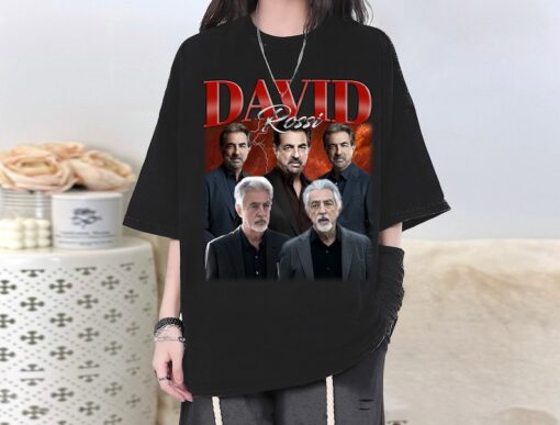 Vintage David Rossi Character T-Shirt, David Rossi Shirt, David Rossi Tee, Actor David Rossi Homage, Modern Shirt