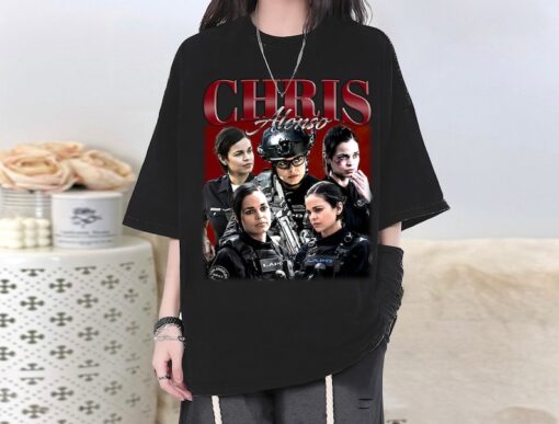 Vintage Chris Alonso T-Shirt, Chris Alonso Shirt, Chris Alonso Tee, Actress Chris Alonso Homage, SWAT Fan, College Shirt