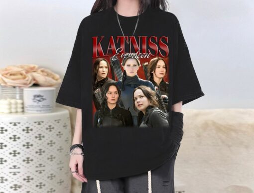 Katniss Everdeen T-Shirt, Katniss Everdeen Shirt, Katniss Everdeen Tees, Katniss Everdeen Homage, Trendy T-Shirt