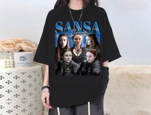 Unisex Sansa Stark T-Shirt, Sansa Stark Shirt, Sansa Stark Tees, Sansa Stark Homage, Casual T-Shirt, College Shirt