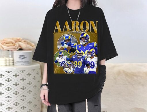 Aaron Donald T-Shirt, Aaron Donald Shirt, Aaron Donald Tees, Aaron Donald Homage, Vintage T-Shirt, Retro Shirt