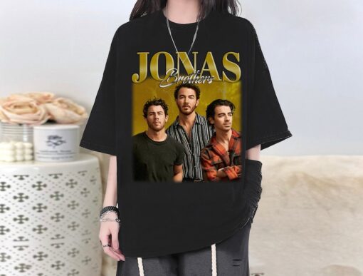 Jonas Brothers Band T-Shirt, Jonas Brothers Shirt, Jonas Brothers Tees, Jonas Brothers Unisex, Trendy T-Shirt