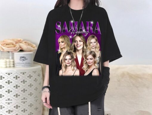 Samara Weaving T-Shirt, Samara Weaving Shirt, Samara Weaving Tees, Samara Weaving Homage, Famous T-Shirt, Casual T-Shirt