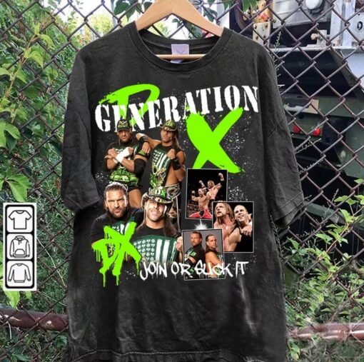 Vintage 90s Graphic Style D-Generation X TShirt - D-Generation X Hoodie - American Professional Wrestler Tee For Man and