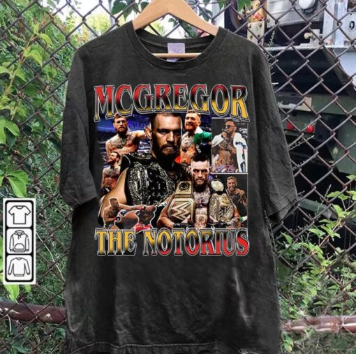 Vintage 90s Graphic Style Conor McGregor Shirt - Conor McGregor Sweatshirt - American Professional Boxer Tee For Man and