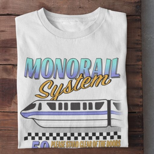 Monorail Race Car Style T-Shirt