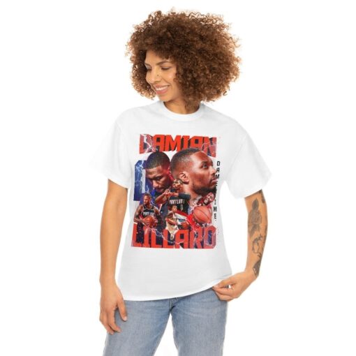 Damian Lillard Trailblazers Shirt, Vintage, tee, NBA Basketball, Fans