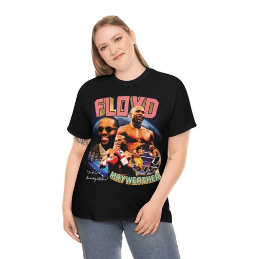 Floyd Mayweather Shirt Throwback Tee, T-shirt | Rap tee, Streetwear