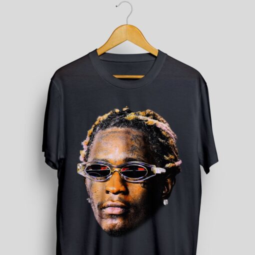 YOUNG THUG "SLATT" Front an Back Throwback Tee, T-shirt | Rap tee