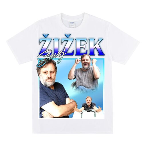 SLAVOJ ZIZEK Homage T-shirt, I Hate Capitalism, I would Prefer Not To