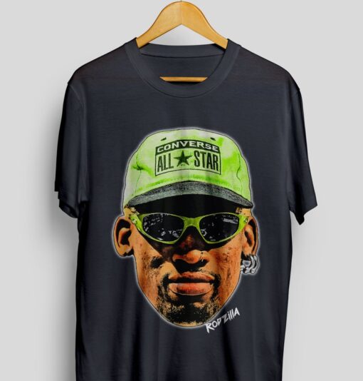 Dennis Rodman Shirt Throwback Front and Back BOOTLEG tee T-shirt