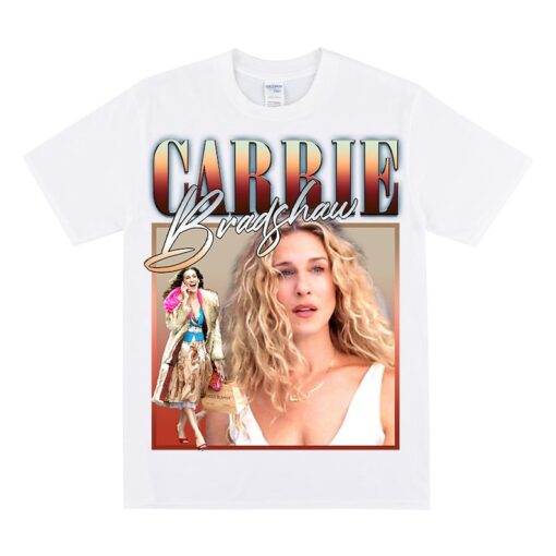 CARRIE BRADSHAW Homage T-shirt, Carrie Bradshaw Shirt
