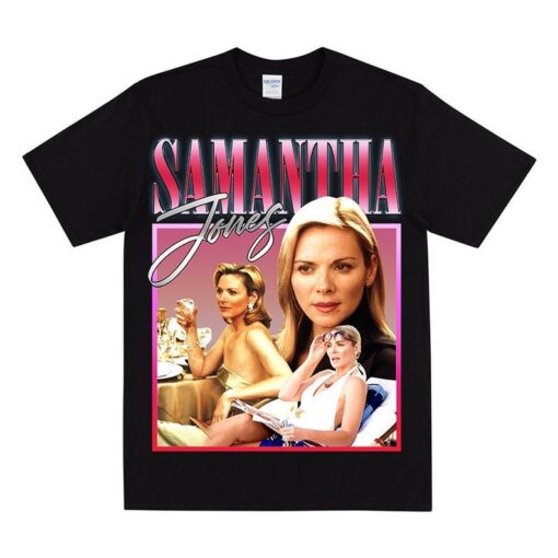 SAMANTHA JONES Homage T-shirt, Vintage 90s Tshirt