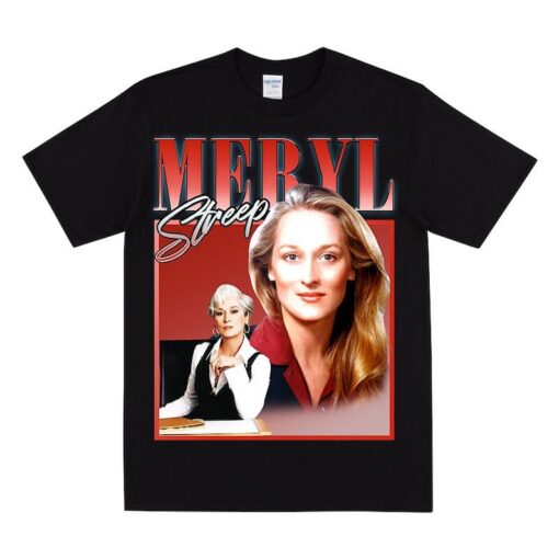 MERYL STREEP Homage T-shirt, Vintage 90s Style Print