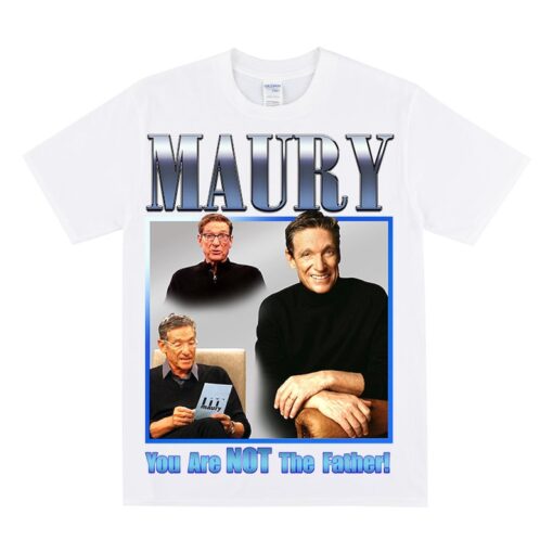 MAURY POVICH Tribute T-shirt, Congrats To New Dad Print