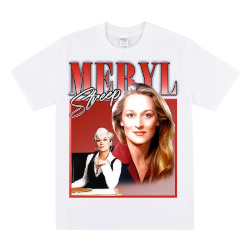 MERYL STREEP Homage T-shirt, Vintage 90s Style Print
