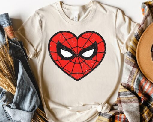 Marvel Amazing Spider-Man Heart Funny Retro 90s Shirt, MCU Fans Gift