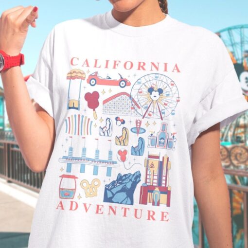 California Adventure Park Icons T-Shirt