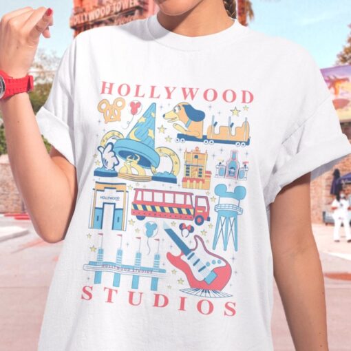 Hollywood Studios Park Icons T-Shirt