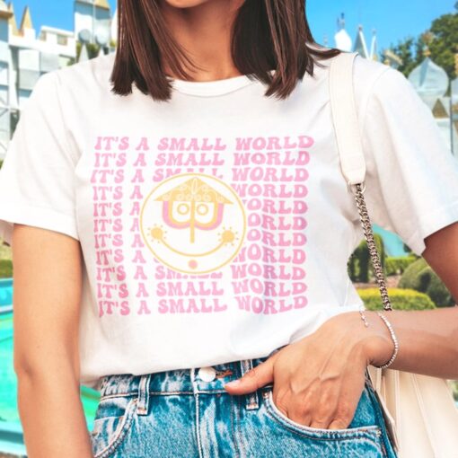 It's A Small World Retro Trendy Style T-Shirt