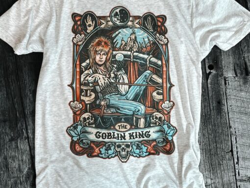 Labyrinth Jareth Shirt, Art Nouveau Labyrinth Bowie Movie Tee