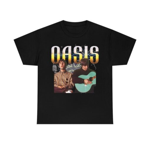 Oasis Music Rock Band Parody T Shirt Bootleg Hip Hop Liam Noel