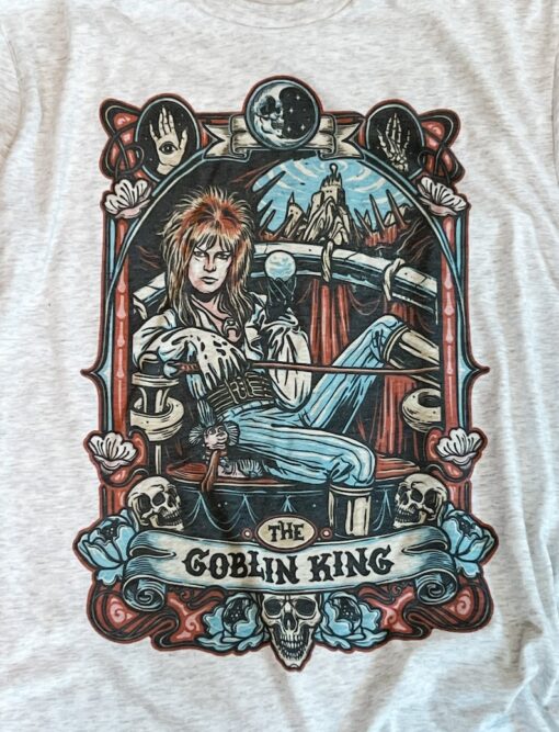 Labyrinth Jareth Shirt, Art Nouveau Labyrinth Bowie Movie Tee