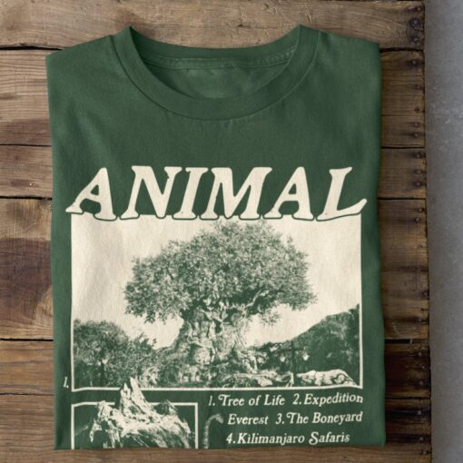 Animal Kingdom Vintage Style Graphic T-Shirt