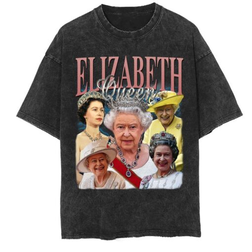 Queen Elizabeth II Vintage Washed T-Shirt