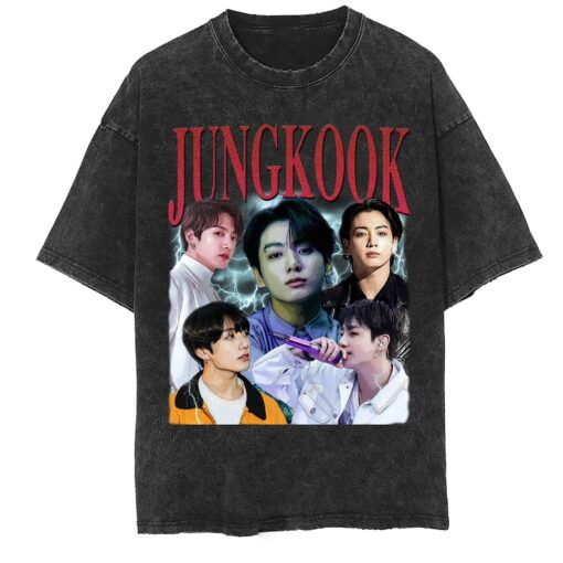 Jungkook Vintage Washed T-Shirt