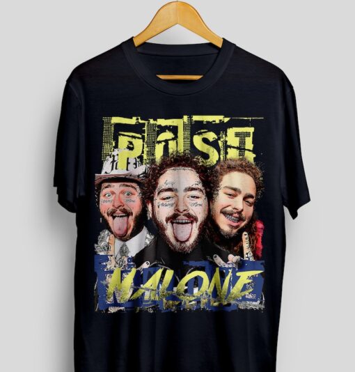 POST MALONE Tee, T-shirt, Rap tee, Streetwear - UNISEX