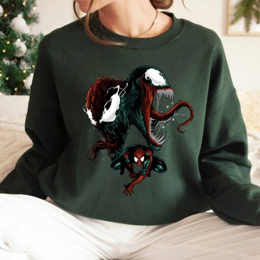 Marvel Spider-Man Venom and Carnage Graphic Shirt