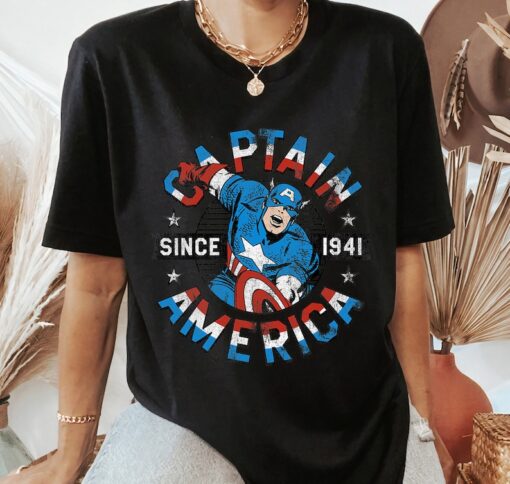 Marvel Captain America Avengers Since 1941 Graphic Shirt