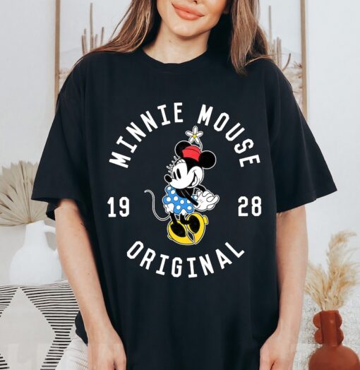 Disney Original Minnie Mouse T-Shirt Disneyland Family Matching Shirt