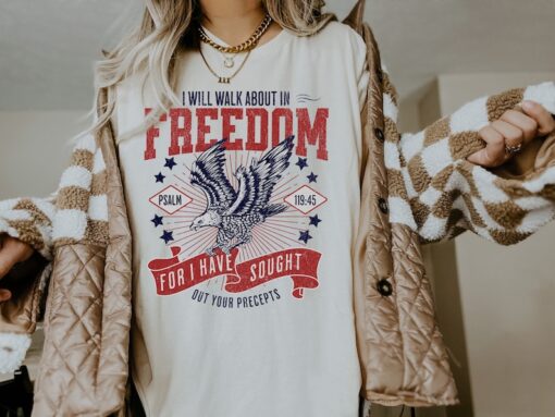 Christian 4th of July Shirt Christian T Shirts Freedom Shirt 4th July