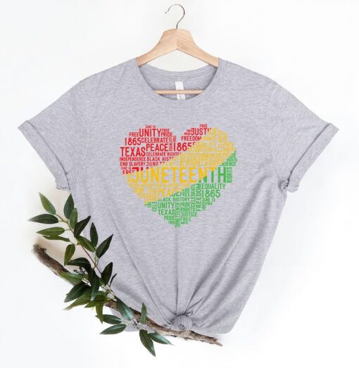 Juneteenth Heart Shirt,Juneteenth shirt women,Black Culture