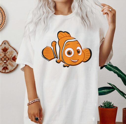 Disney Finding Dory Nemo Character Portrait Graphic T-Shirt