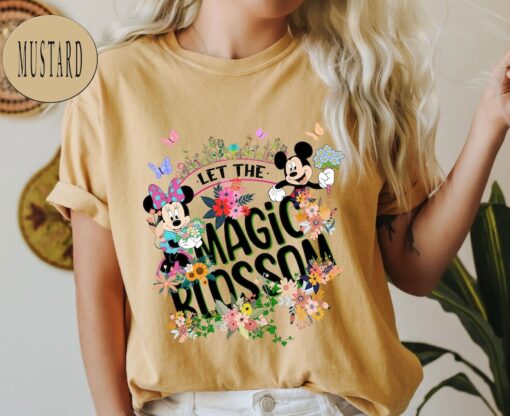 Comfort Colors® Let The Magic Blossom T-Shirt, Magic Kingdom Shirt