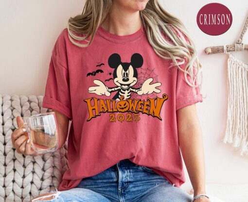 Comfort Colors® Vintage Disney Halloween Sweatshirt, Disney Ride Shirt