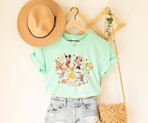 Vintage Mickey & Friends Shirt, Retro Disney Shirt, Retro Mickey Shirt